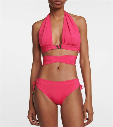 Max Mara Sandra High Rise Bikini Bottoms Max Mara