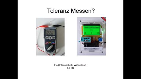 Toleranz Elektrische Und Elektronische Bauteile Technische