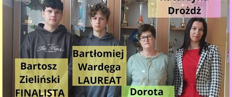 Bart Omiej Ward Ga Laureatem A Bartosz Zieli Ski Finalist Konkursu Z