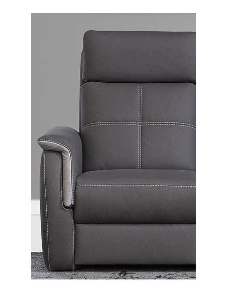 VICTOIRE Fauteuil relax électriques tissu microfibres