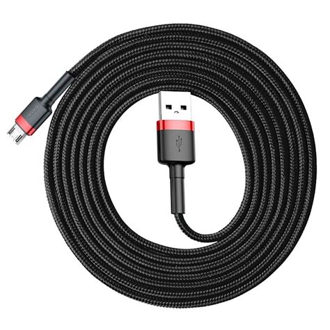 Baseus Cafule Usb A Till Micro Usb Kabel M Svart R D Teknikdelar Se