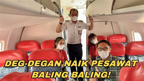 SERUNYA NAIK PESAWAT BALING BALING ATR 72 WINGS AIR BANDUNG