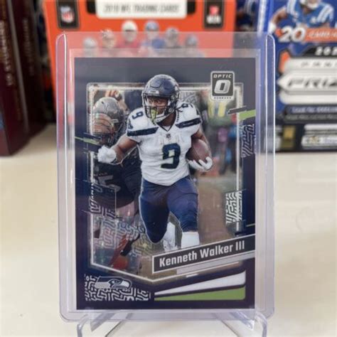 2023 Panini Donruss Optic Kenneth Walker III Purple Stars 15 SSP