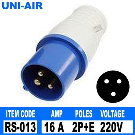 Uni Air Sde Branded Rs Series Industrial Plug Pin Poles