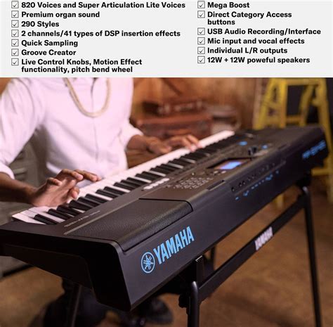 Yamaha PSR EW425 Digital Keyboard Versatile Portable Digital