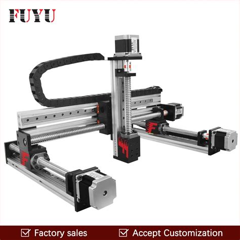 Fuyu Robot P Rtico Xyz Stage Cnc Router Motorizado Mesa De Ejes