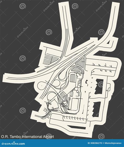 Terminals Layout Plan Of The O. R. TAMBO INTERNATIONAL AIRPORT