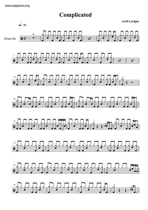 Complicated Avril Lavigne Guitar Chords