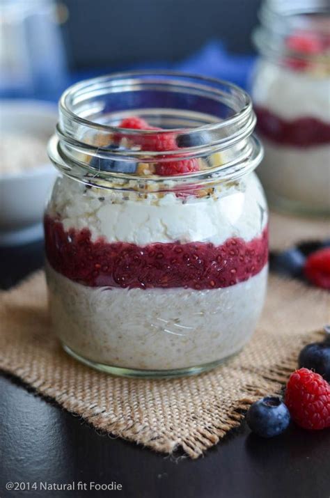 Berry Cottage Cheese Overnight Oats Dishing Up Balance In