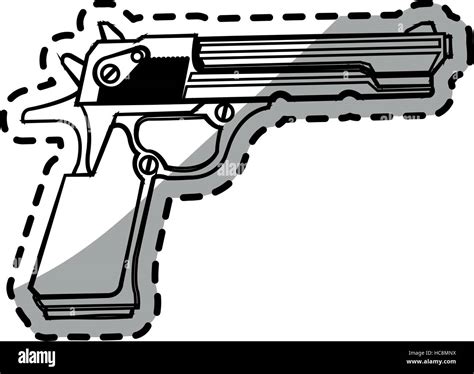 Isolated gun design Stock Vector Image & Art - Alamy