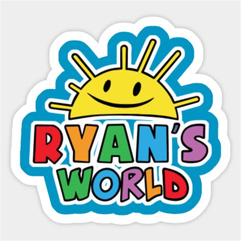 Ryans World Sun Ryans Toy Review Sticker Teepublic