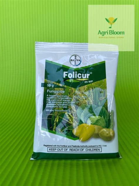 Folicur 25 Wp Fungicide 50 Grams Bayer Lazada Ph