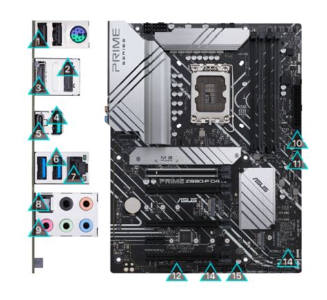 Asus Prime Z690 P Intel 12th Gen Atx Motherboard Pcie 5 0 Ddr4 3x M 2