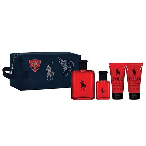 Ralph Lauren Polo Red Eau de Toilette 4-Piece Cologne Gift Set