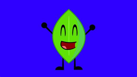 Leafy Bfdi Shouting Surprise In Blue Screen By Alexfan748isback On