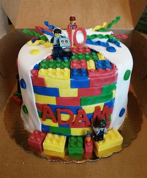 Lego Cake Decorated Cake By Jeana Byrd Cakesdecor