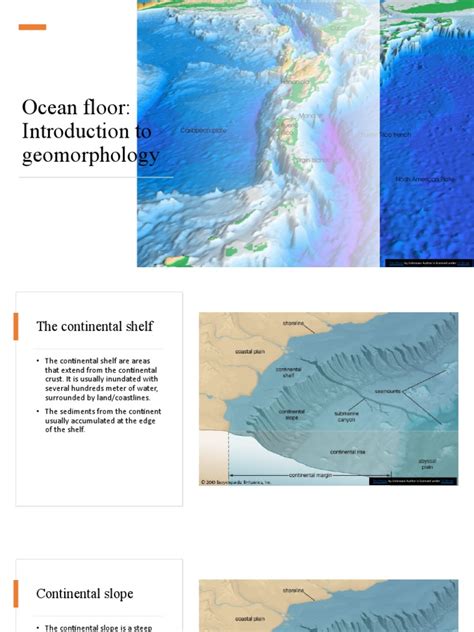 Lect 2 The Geomorphology Of The Seafloor Notes Pdf