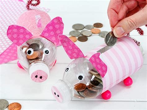 Fun Piggy Bank Made From Used Soda Bottles In 7 Steps