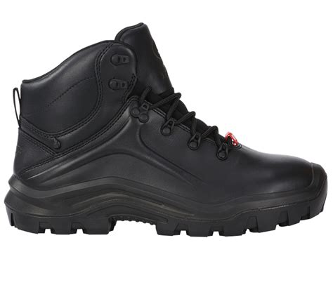 E S S Safety Boots Cebus Mid Black Strauss