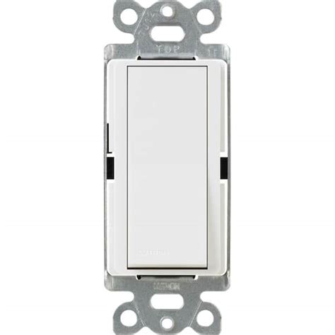 Lutron Claro On Off Switch 15 Single Pole White CA 1PS WH CA