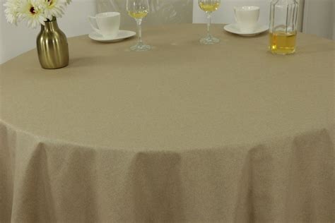 Abwaschbare Tischdecke Beige Gold Glimmer Ab Cm Bis Cm Rund