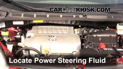 Fix Power Steering Leaks Toyota Sienna 2004 2010 2007 Toyota Sienna