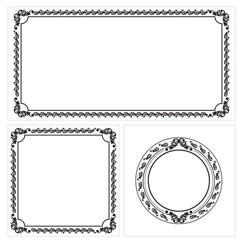 Vector Classic Ornament Frame Vector Art At Vecteezy