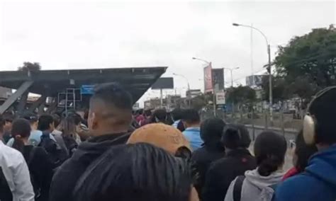 Metropolitano Reportan Largas Colas Pese A Fusi N De Rutas Canal N