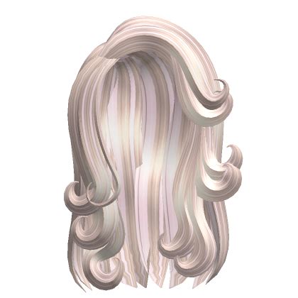 Long Wavy Summer Curls In Blonde Pink Roblox Item Rolimon S