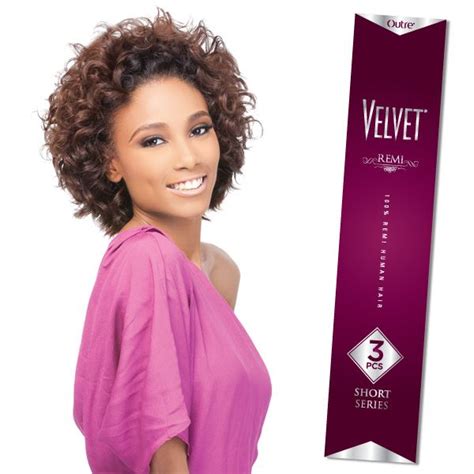 Outre Remy Human Hair Weaving Velvet Remi Retro Curl Pcs Human