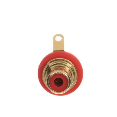 Rean Nys367 2 Rean Jack Rca Panel Gold Red Rs