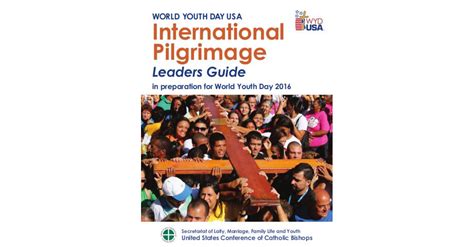 World Youth Day Usa Guides International Pilgrimage Leaders Guide