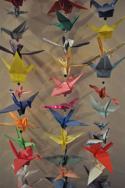 Origami Crane Mobile Etsy