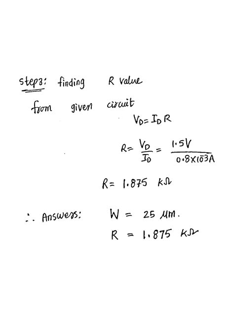 Solved 4 16 Pts The Pmos Transistor Of The Circuit Below Has Vt Course Hero