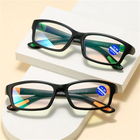 Alex 2025 Fashion Sports Reading Glasses For Men Anti Blue Light Blocking Eyewear Presbyopia