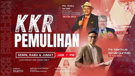 PS JOEY ISRAEL KKR PEMULIHAN SENIN 06 FEB 2023 YouTube