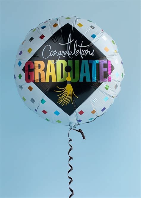 Globo metálico de Graduación