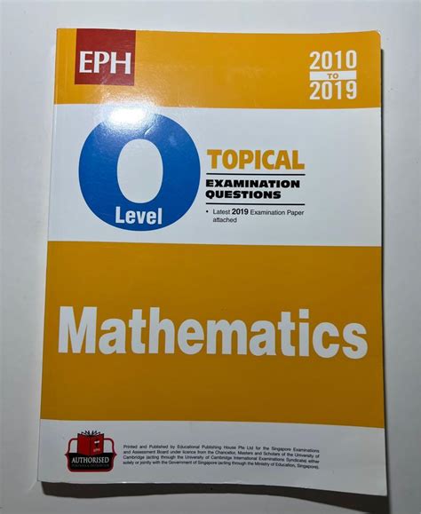 O Level Mathematics Emath Topical Tys Hobbies Toys Books