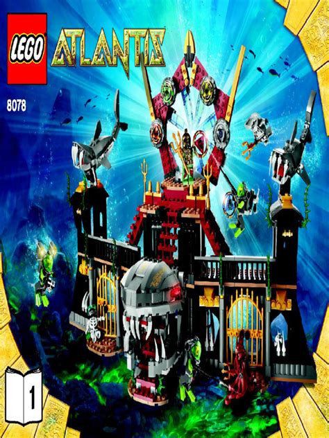 Building instructions for 8078, Portal of Atlantis, LEGO® Atlantis ...