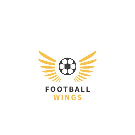 Football Wings Logo - Turbologo Logo Maker