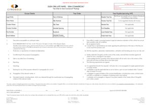 Fillable Online Orange Order Form Glen Ora Late Navel Semi