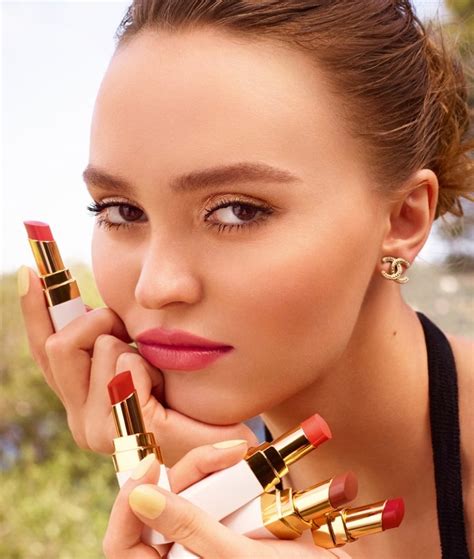 Lily Rose Depp Chanel Makeup Campaign 2022 Spring