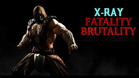 Mortal Kombat X Tremor X Ray Fatalities Brutalities Youtube