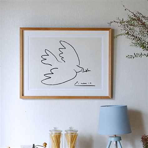 【楽天市場】アートポスター Pablo Picasso Dove Of Peace（パブロ ピカソ ダブオブピース） インテリア 絵 絵画