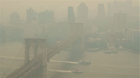 New York Affect E Par Les Feux La Pollution Atmosph Rique Ne Conna T