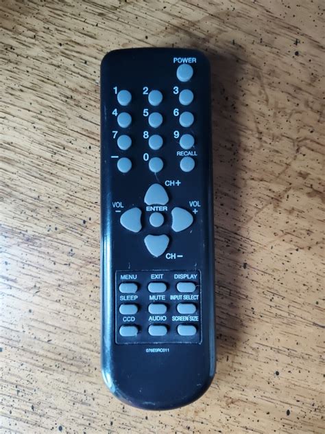 Original OEM Sansui 076E0RC011 TV Remote Control Cleaned Tested EBay