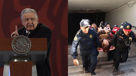 Amlo Lamenta Choque En El Metro Y Envía Condolencias Uno Tv