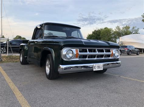 Almost Time To Put The Insurance Back On And Go Cruising 1965 D100 Stepside R Dodge