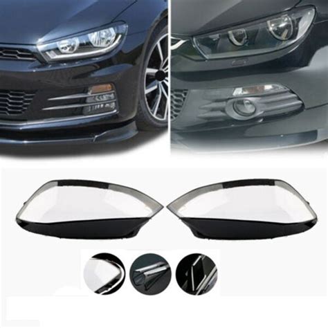 Car Clear Front Headlight Lens Cover Replacement H Grandado