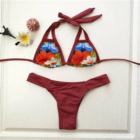 Brazilian Bikini 2017 Swimwear Women Swimsuit Sexy Push Up Bikinis Set